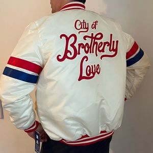 Starter Philly 76ers jacket, men’s size Large